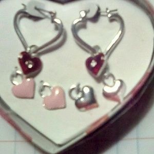Heart earrings